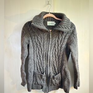 Original Aran Co Cable Knit Cardigan